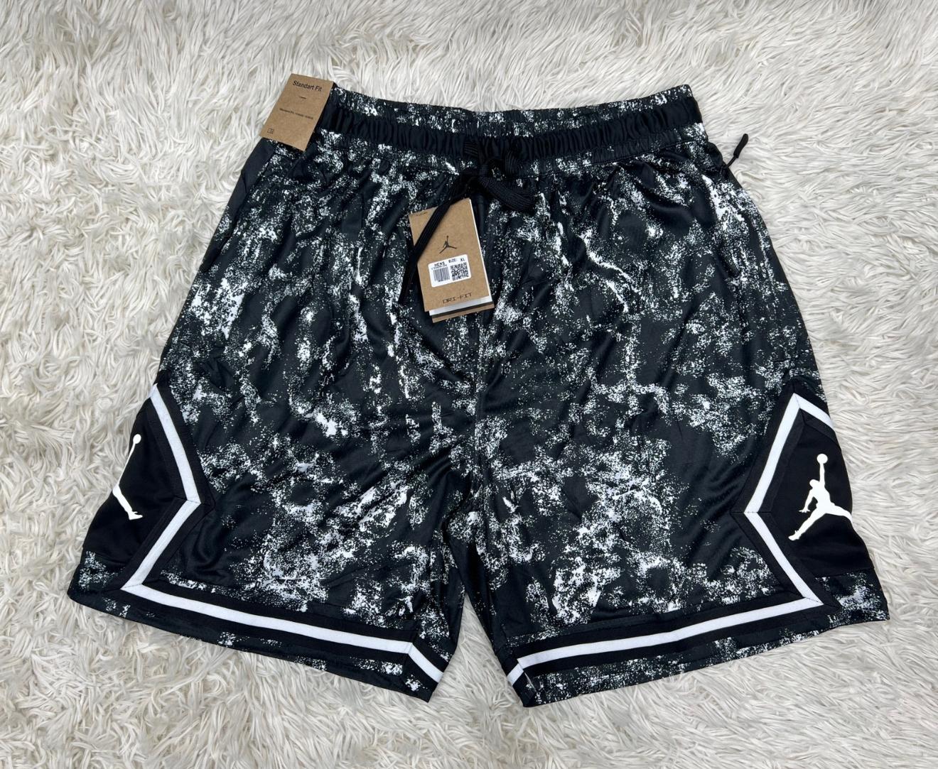 Short Jordan Diamond - Diseño Negro y Gris