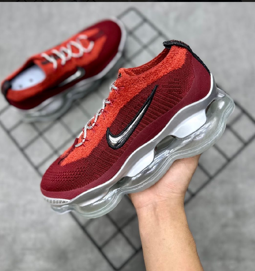 Nike Air Max Scorpion Rojo y Plata – CYM STORE - Main Image