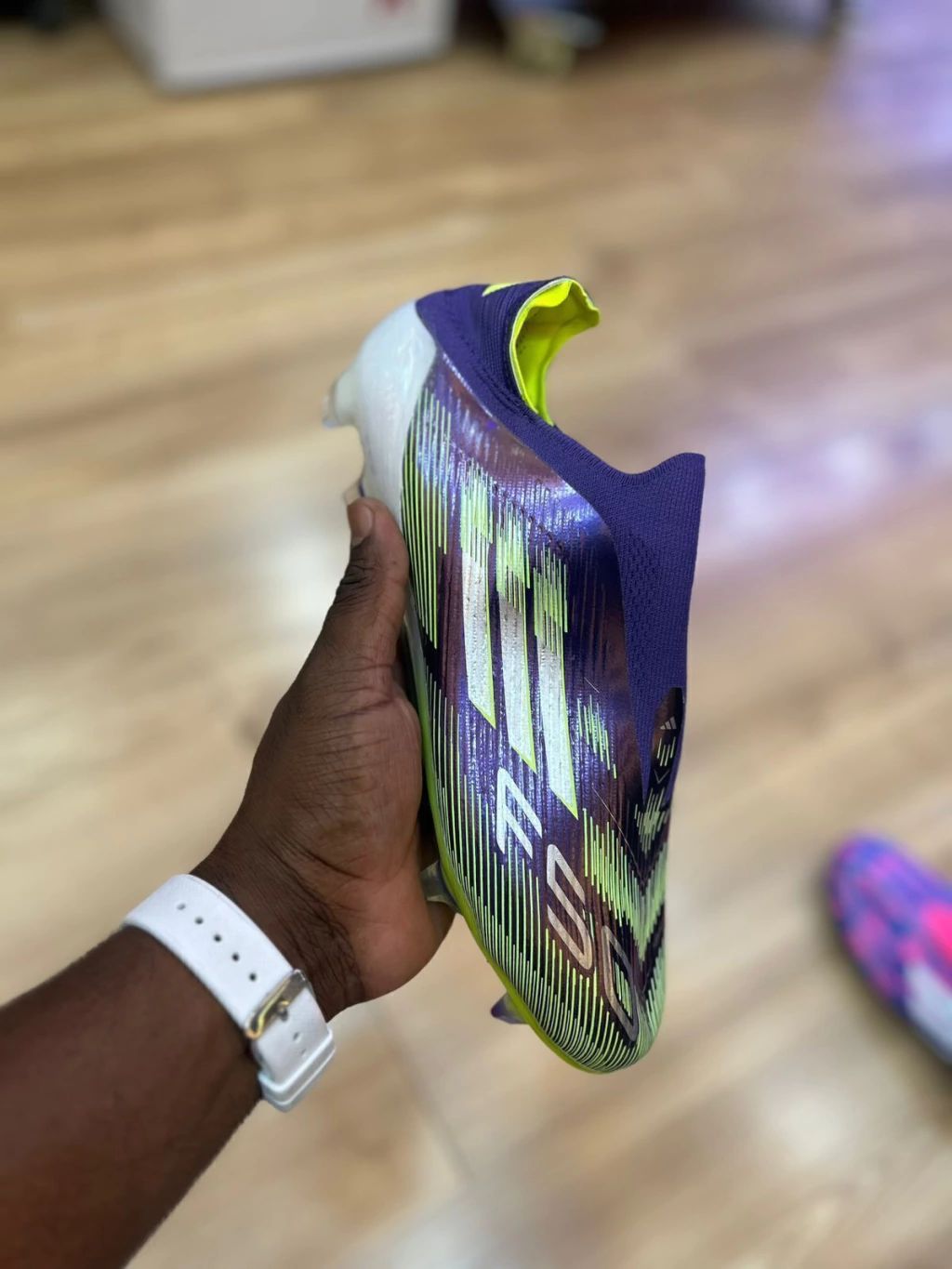 Zapas Futbol Adidas - Violetas