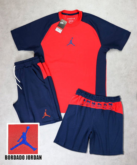 Conjunto NIKE Jordan - Rojo y Azul