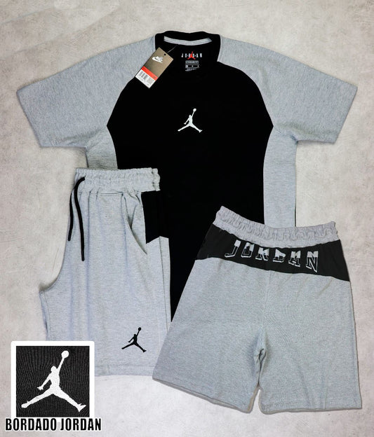 Conjunto NIKE Jordan - Gris y Negro