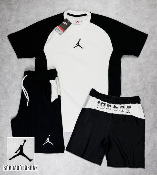 Conjunto NIKE Jordan - Negro y Blanco