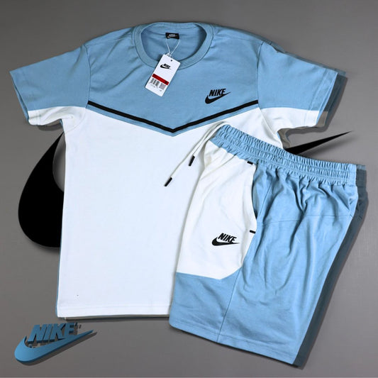 Conjunto NIKE - Celeste Y Blanco
