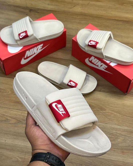 Chanclas Nike Street - Blancas y Rojas