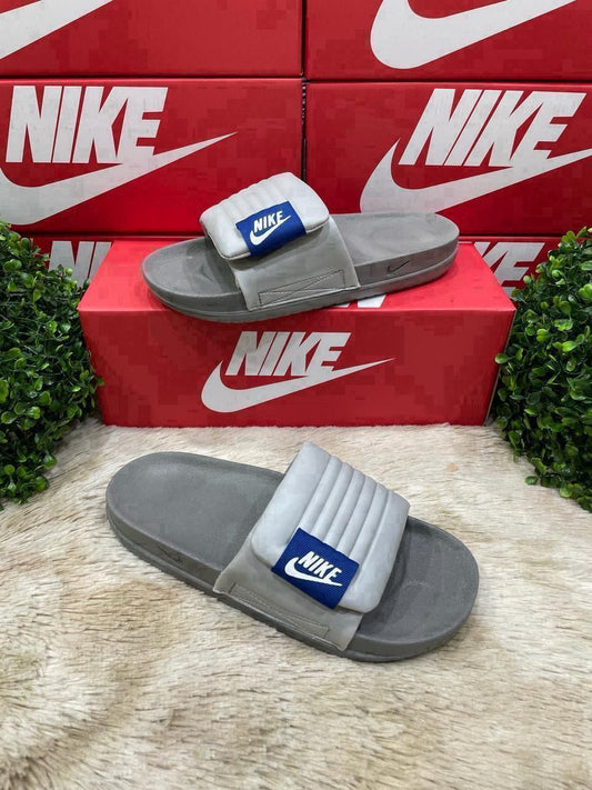 Chanclas Nike Street - Gris y Azul