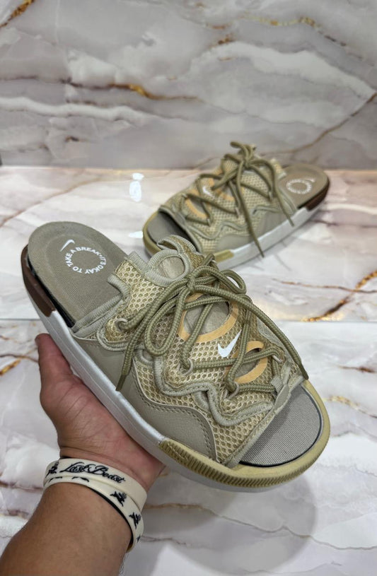 Chanclas Nike Cordones - Verde claro
